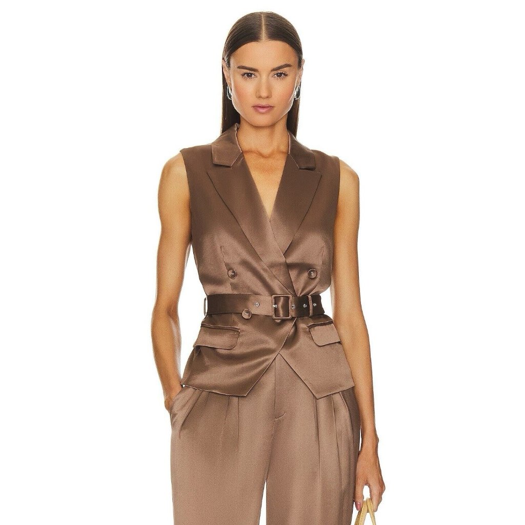 Cami Nyc Cece Vest Teddy Brown